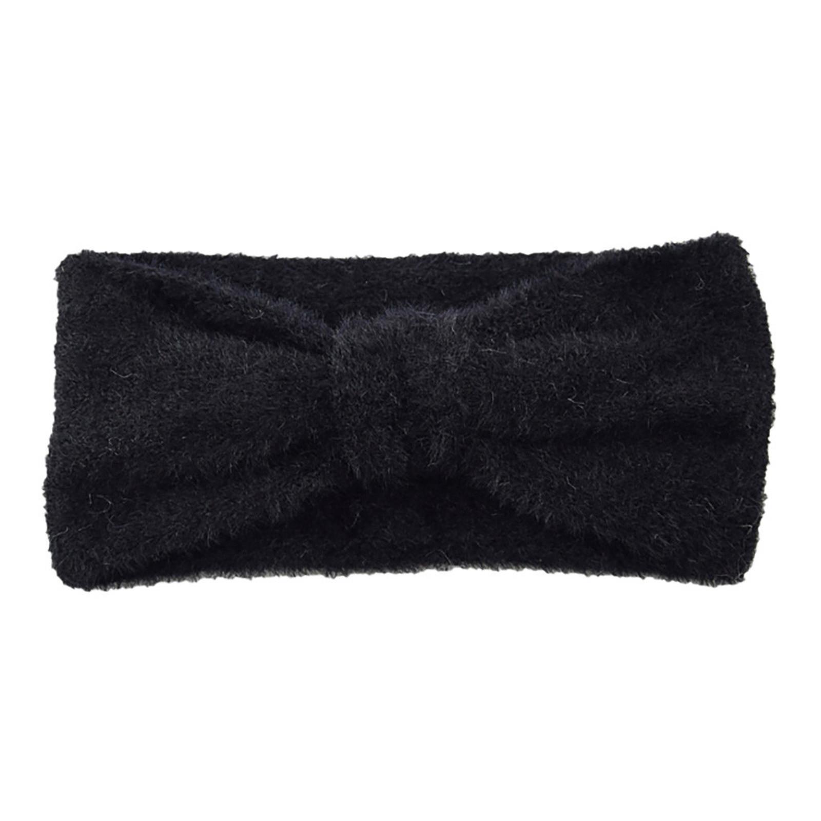 

(проектор)Модная женская однотонная спортивная повязка для волос на голову, термальная повязка для волос для девочек One Size чёрный