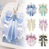Lolita Ribbon Bow Itabag Decoration Pendant Handmade Satin Bowknot Charm For Anime Bag Accessories Girl Gift