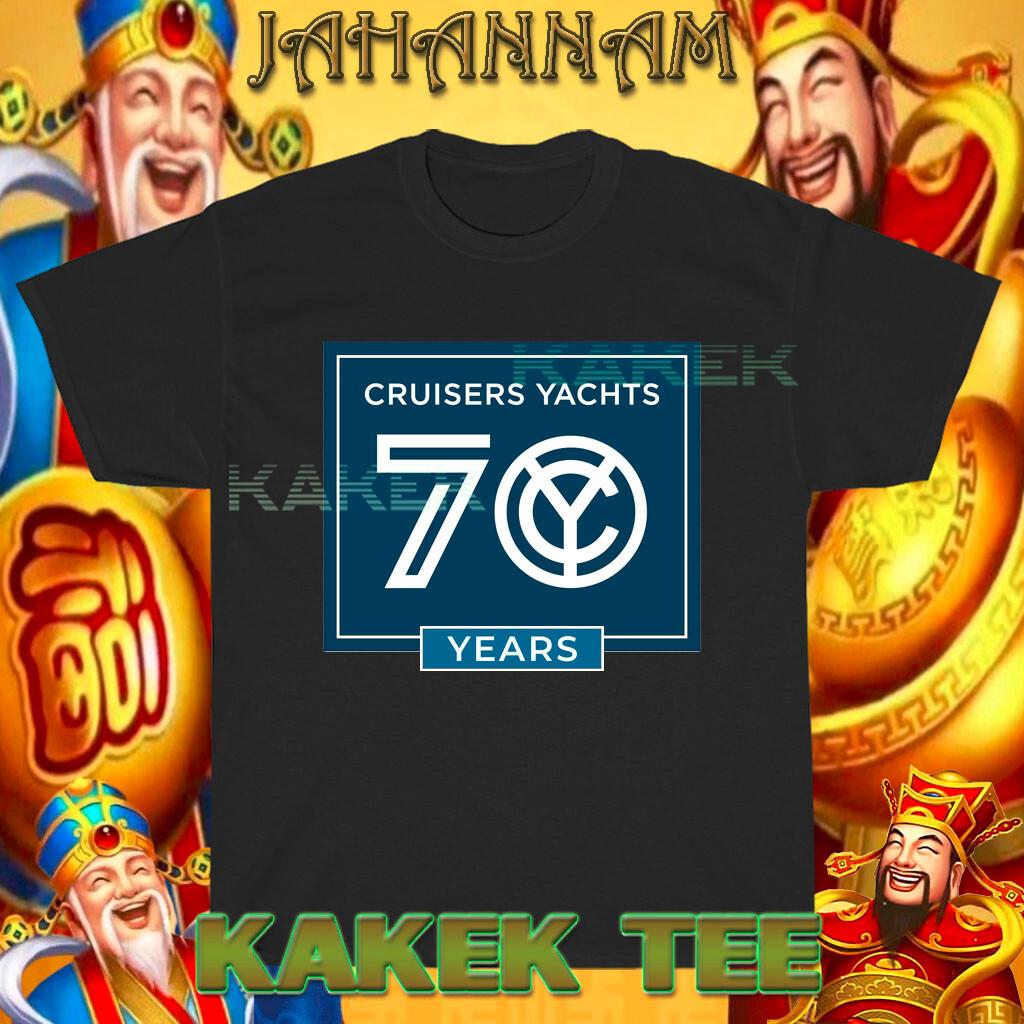 New Cruisers Yachts Performance 70 Year LogoAmerican T-Shirt M