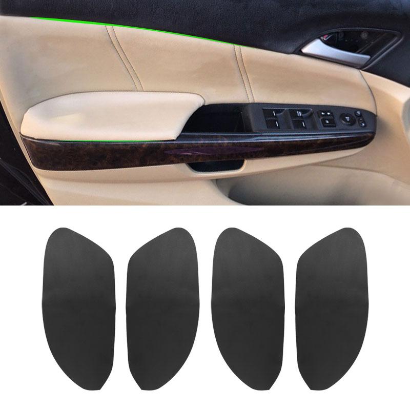 

Для Honda Accord 8th Gen 2008 2009 2010 2011 2012 седан 2 шт. микрофибра кожаный подлокотник для двери автомобиля крышка салона