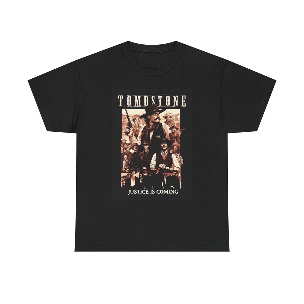 Tombstone Graphic T Shirt Vintage Movie Western Unisex Heavy Cotton Tee Unisex T-Shirt M