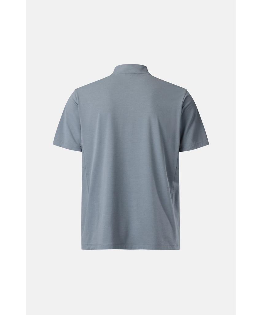 Koolongseupocheu Men'S Soft Feel Zip-Up Short Sleeve T-Shirt Jwtcm26271Bgy