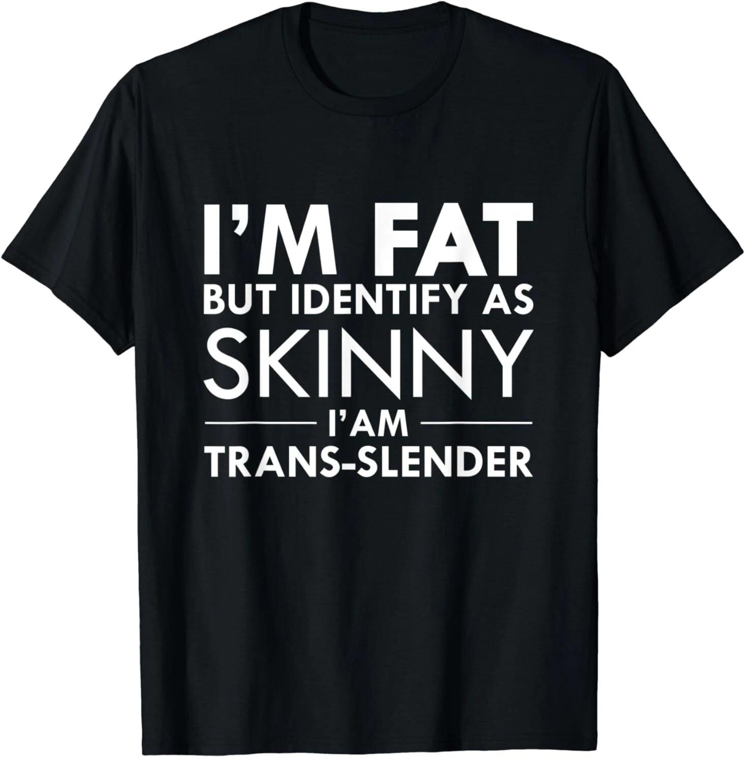 I m fat but identify as skinny retro Design Best Premium T-Shirt XXXL