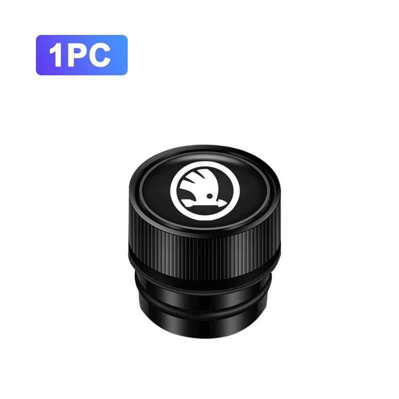 2026 Hot For SKODA Car Cigarette Lighter Cover DustProof Decoration Cap For Skoda Fabia Superb Yeti Octavia Enyaq Rapid Kodiaq K