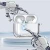 Transparent Protective Case for AirPods Pro 2: Anti-Fall, Manual Opening