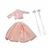 30cm Doll Clothing Set Fashion Clothes Toy Accessory for Hobbyists, Kids, Playful Moments Red