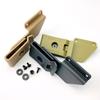 Gürtelclip für Kydex-Scheidenholster K Sheath Hüftclip 360 Grad drehbarer Rückenclip Gürtelclip mit Schrauben