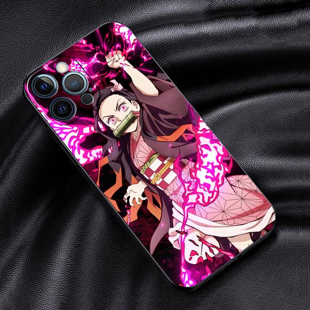 Měkké pouzdro pro Apple iPhone 11 13 Pro Max 14 12 Mini 7 8 Plus X XS XR SE 2020 6 6S 5 5S Kryt na telefon Funda Demon Slayer Anime Capa