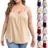 Women's Minimalist Loose Fit Padded Tank Top For Layering Or Outerwear