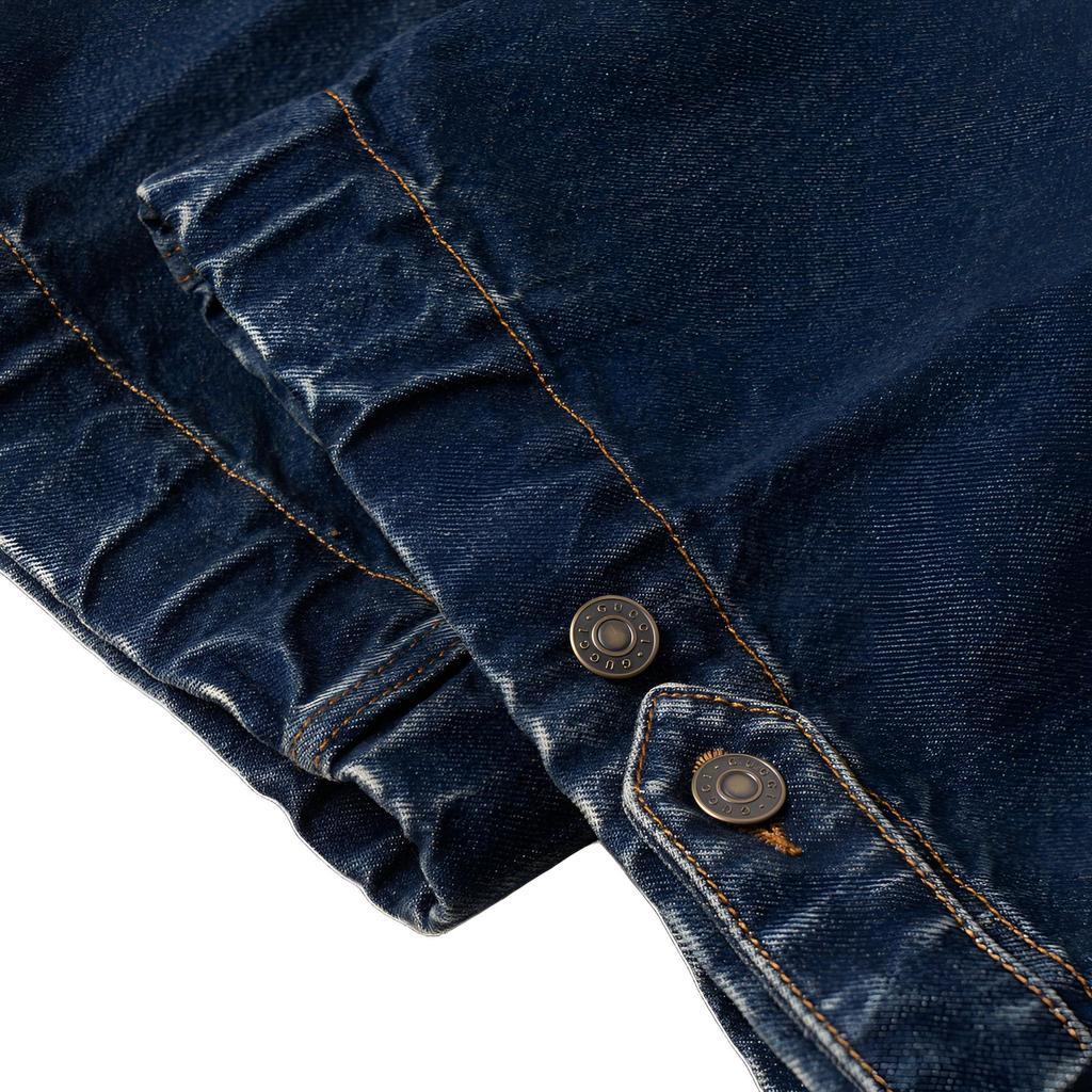 Gucci Contrast Stitched Wide Leg Jeans 774082-XDCS9-4447