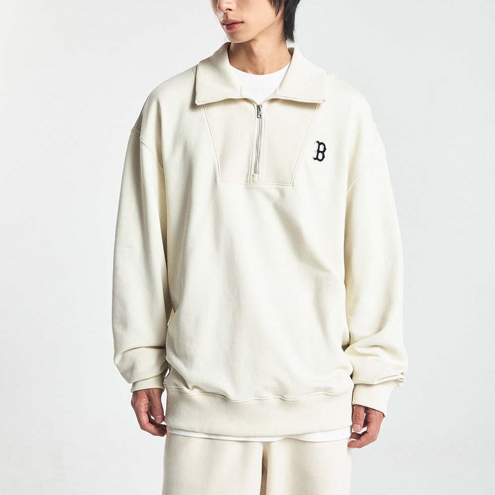 New MLB Boston Red Sox Sweatshirt Men's White 3AMTB0944-43CRD