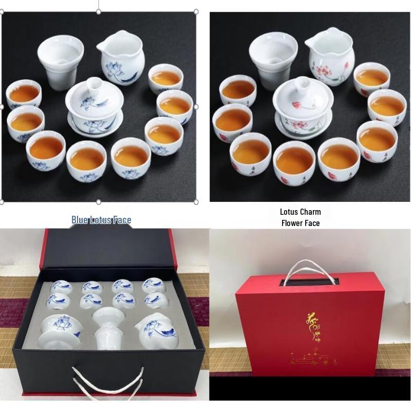 Tuopai 12-Piece Ceramic Kung Fu Tea Gift Set