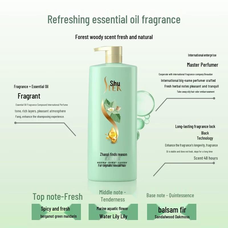 SLEK Green Tea Seed Oil Control & Anti-Dandruff Shampoo