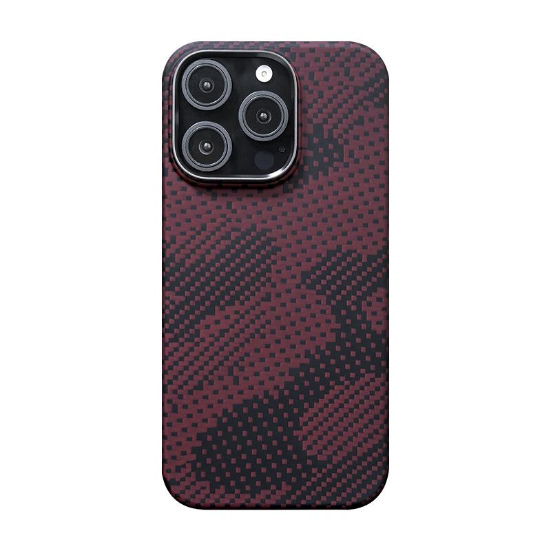 Suitable for Apple 16promax Mobile Phone Case Magnetic Aramid Fiber iPhone16 Ultra-thin Plus Hard Protective Case