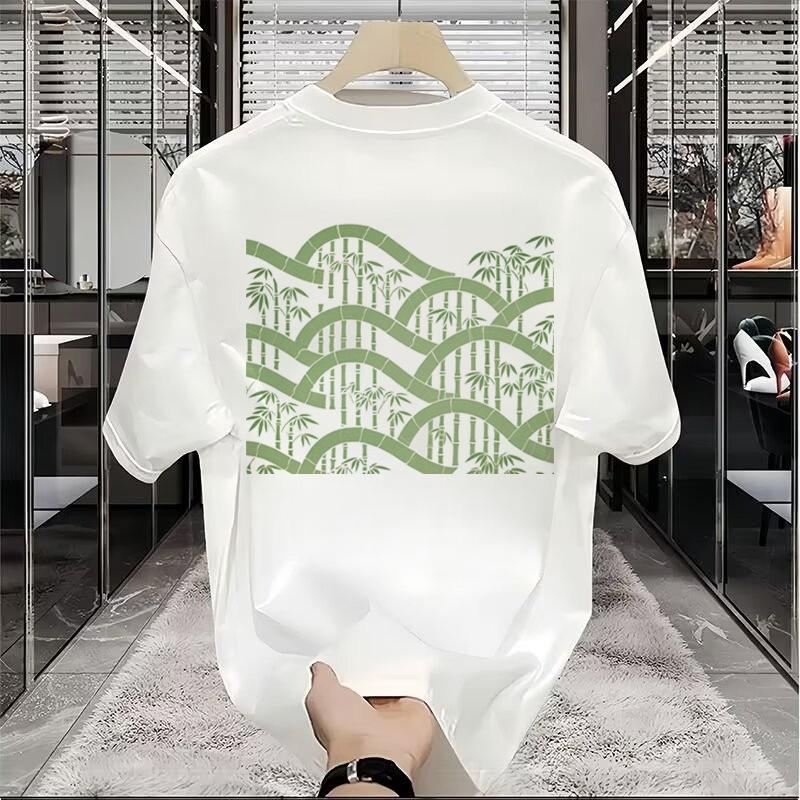 Trendy Floral Pattern T Shirts For Men Summer Fashion Streetwear 3D Printed Hip Hop Tshirts Cool Oversized Breathable Tees Tops