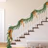 150cm/180cm/270cm Christmas Pine Garland Artificial Faux Pine Christmas Greenery Seasonal Decor Outdoor Christmas Decorations