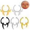 Gothic Horn Nose Clip Non Piercing Fake Nose Ring Non Perforation Body Jewelry
