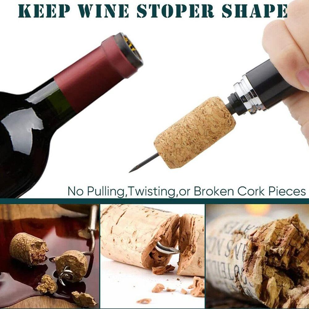 Pump With Foil Cutter Wine Bottle Opener Wine Cork Remover Wine Corkscrew Pocket Bottle Opener