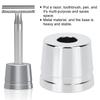 Safety Razor Base Holder Wide Opening Alloy Universal Men Shaving Brush Drying Stand