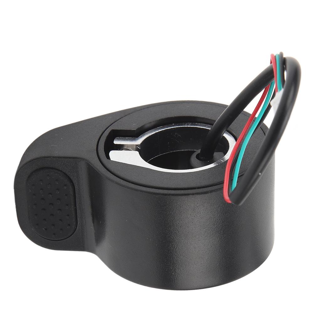 Acelerador de Polegar para Bicicleta Elétrica Listras Elevadas Preto Acelerador de Polegar de Dedo Flexível para Elétrico