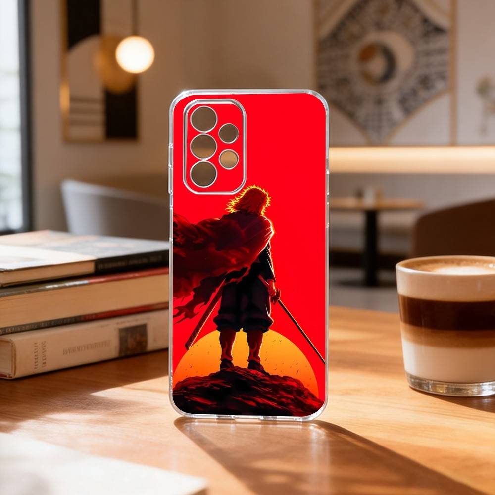 

K-Kyojuro R-Rengoku-U Phone Case Transparent Silicone Soft For Samsung S25,S24,S21,S22,S23,S30,Ultra,S20,Plus,Fe Samsung S20ULTRA5G