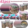 Cute Yodaes Baby Birthday Party Decorations Plate Cup Napkin Balloon Banner for Boys Party Favor Baby Shower Event Supplies Gift