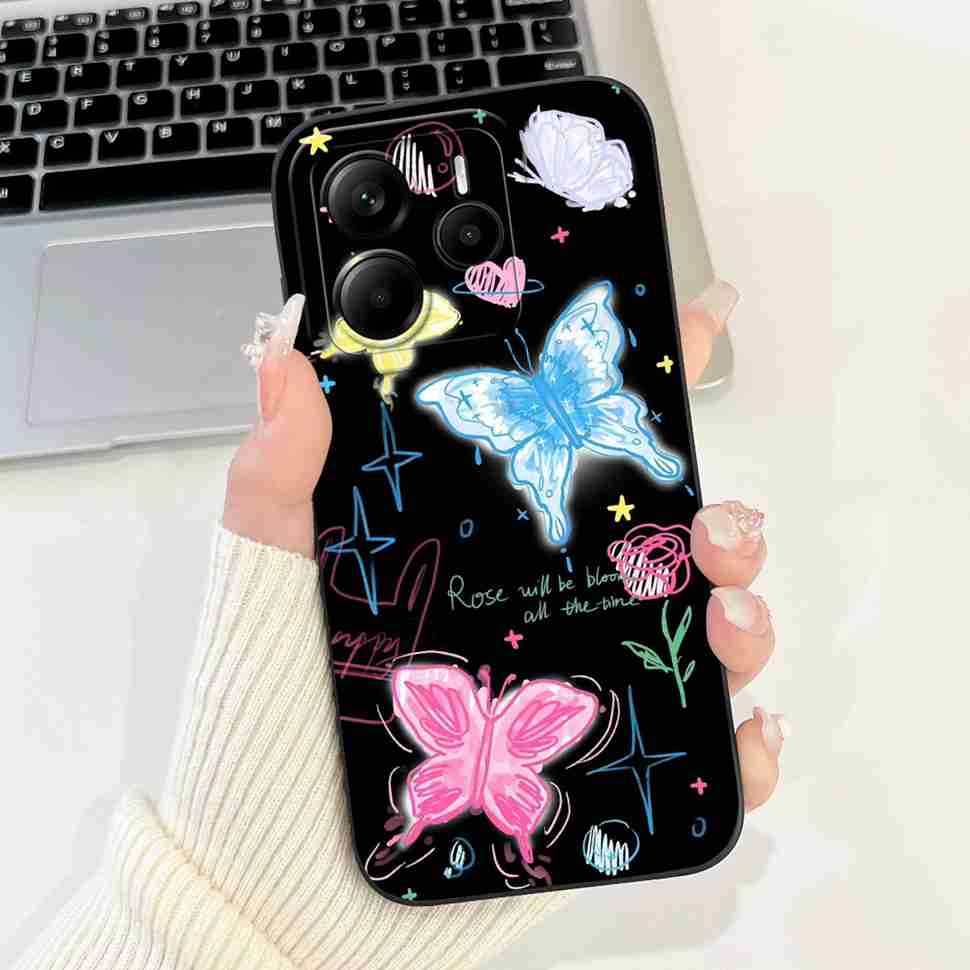 For Xiaomi Redmi Note 14 5G Case Panda Pattern Cover Soft Silicone Phone Case For Redmi Note 14 Note14 5G Fundas 6.67"
