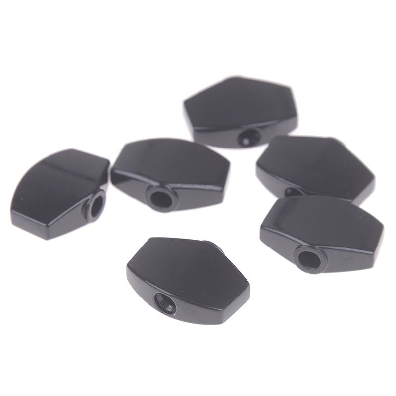 6 Pcs Guitar Tuning Peg Tuners Machine Head Replacemen Buttons Knob Handle Tip