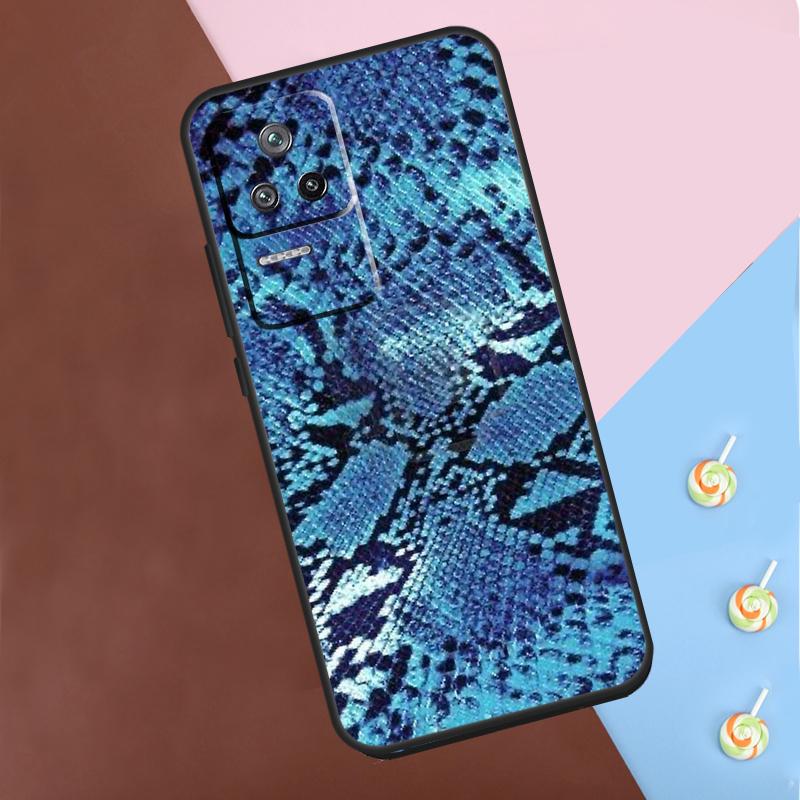 Snake Skin Case For POCO X6 Pro X3 X4 X5 F5 Pro F3 M5s Cover For Xiaomi 13T 14 13 Pro 11T 12T 12 Lite