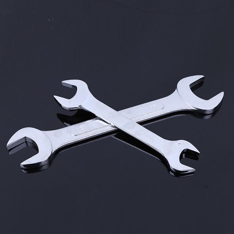 Manual Double-Ended Mirror Wrench - Fixed Opening Wrench Hardware Tool