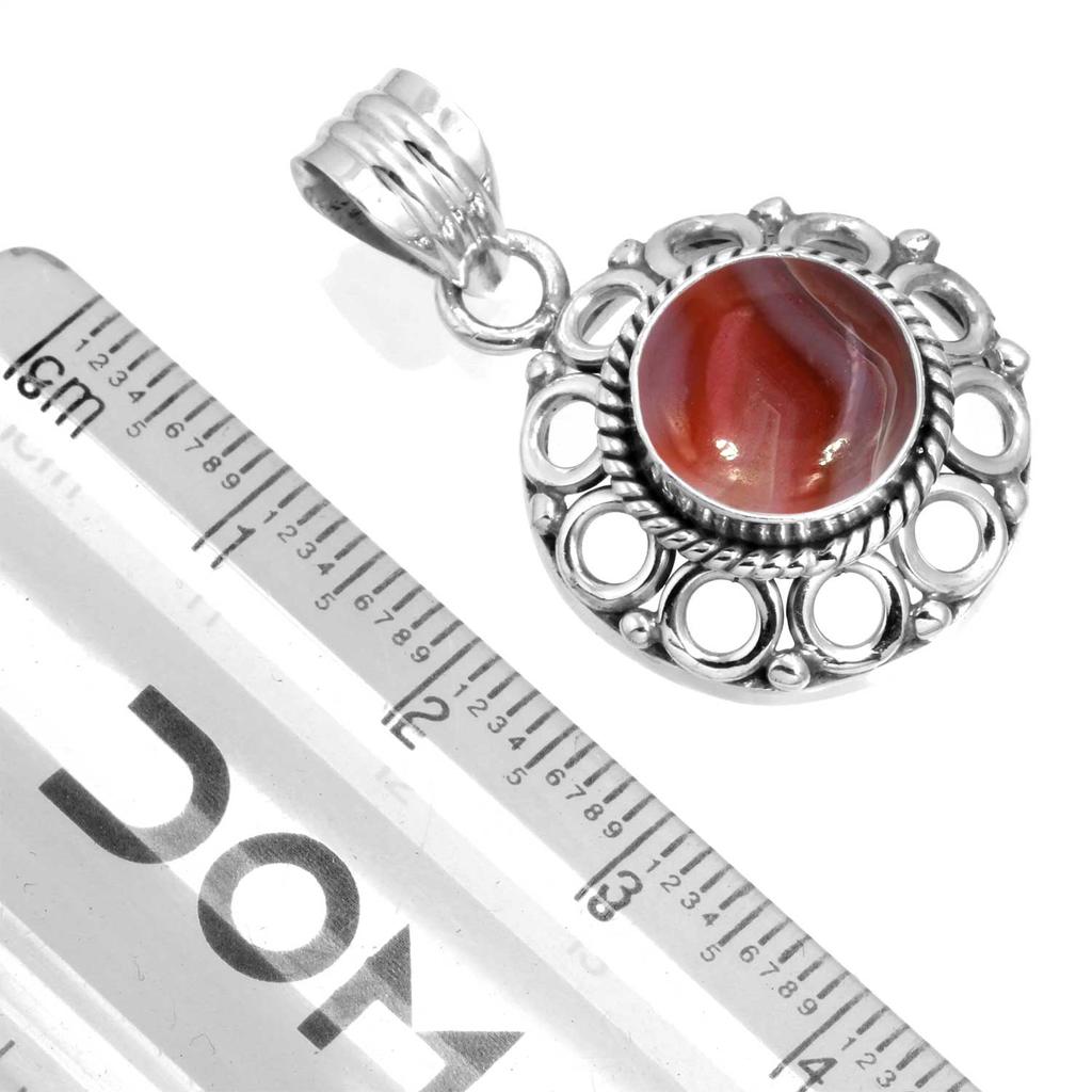 925 Sterling Silver Pendant Women Gemstone Handmade Jewelry Halloween Gift Amazonite Angelite Blue Opal Botswana Agate Mohave Azurite Chrysocolla