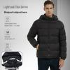 Herren Übergroße Beheizbare Ärmellose Daunenweste - Herbst/Winter Baumwoll-Oberbekleidung