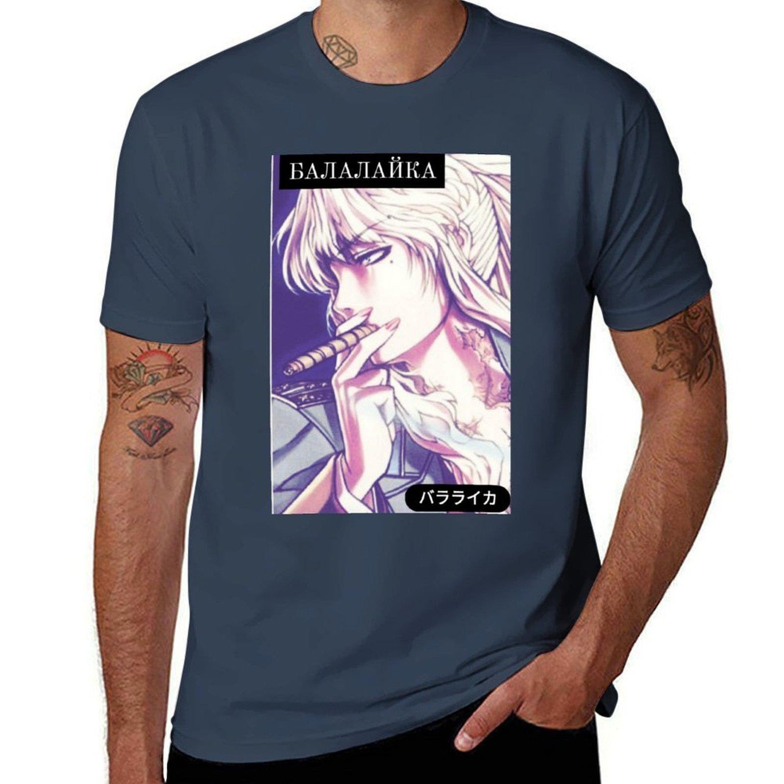Футболка Балалайка мужская графические футболки мужская футболка графические футболки с принтом для мужчины Футболка S