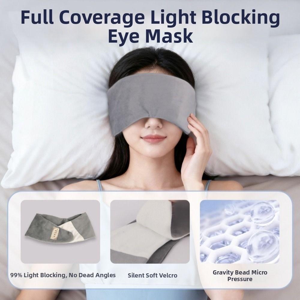 Breathable Weighted Eye Mask Comfortable Eyepatch Tech Gravity Gravity Sleep Mask  Home Travel