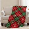 Checkered Pattern Carnival Blanket Throw Super Cosy Plush Living Room Sofa Couch Childish Birthday Gifts