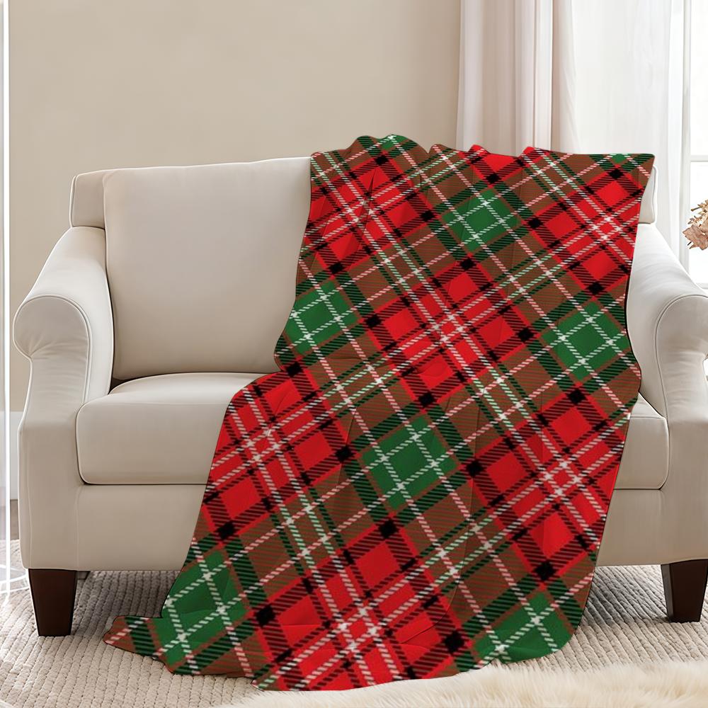 Checkered Pattern Carnival Blanket Throw Super Cosy Plush Living Room Sofa Couch Childish Birthday Gifts
