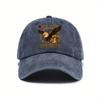 Hot-selling American Anniversary Fashion Denim Baseball Cap Female Retro Printed Soft Top Cap Male