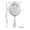 European Double-Layer Stainless Steel Cocktail Strainer Spoon