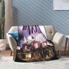 Vintage Pierce the Veils Rock Music Band Blanket Multiple Sizes Soft Fuzzy Plush PTV Punk Throw Blankets for Sofa Couch and Bed