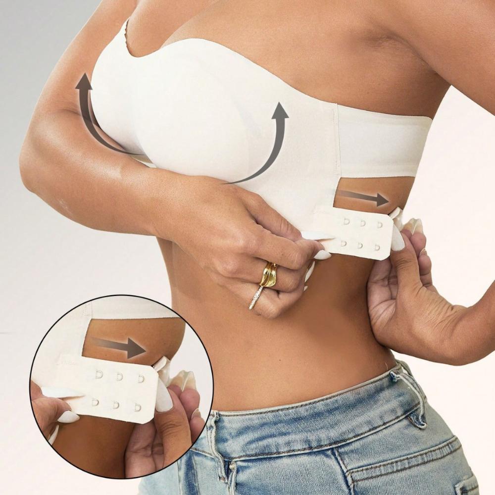 Reggiseno da donna con gancio incrociato e schiena scoperta senza cuciture