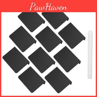 10 Stück Mini-Kreidetafel-Set Schwarz Kreidetafel Buffet-Schilder für Hochzeit Maniküre-Geschäft