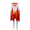 Unbesiegbarer Cosplay-Body mit Umhang Space Cotton Print Stoff Omni-man Mark Grayson Atom Eve