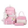 School bag new school bag female junior high school students primary school students large capacity backpack backpack thermal insulation lunch box bag