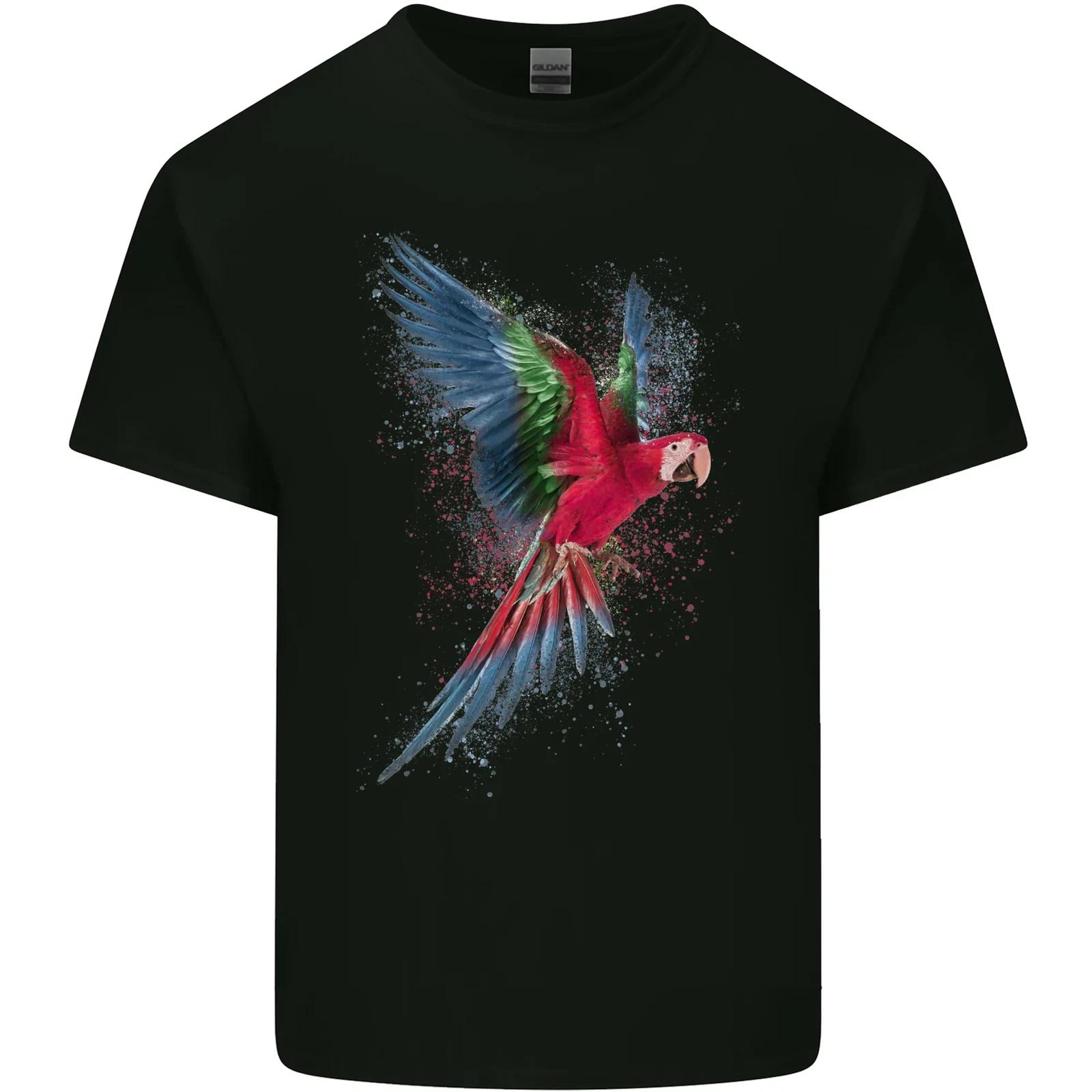 A Colourful Parrot Kids T-Shirt Childrens M