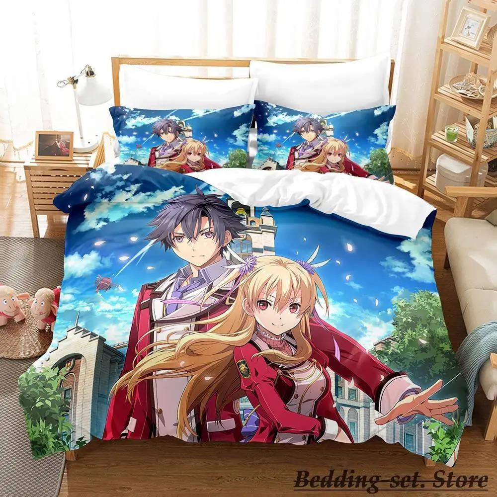 The Legend of Heroes Bedding Set Single Twin Full Queen King Size Bed Set Adult Kid Bedroom Duvetcover Sets Anime parure de lit