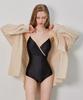 Bikini Bender Simple Loose Fit Long Sleeve Shirt Cover-Up - Beige