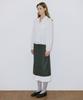 Sinun Frill Long Skirt (Charcoal)