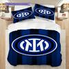 Inter Milan Emblema a Strisce Set da Tre Pezzi (1 * copripiumino + 2 * federa, senza nucleo) Regalo di compleanno di Natale Copripiumino e federa
