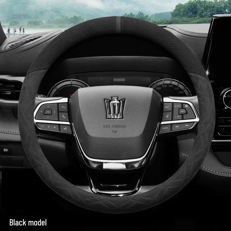 Toyota Crown Lu Fang Highlander All-Season Ultra-Thin Suede Steering Wheel Cover