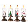 Festive Snowflake Candle Lights: Creative Crystal Ball Christmas Decor & Gifts